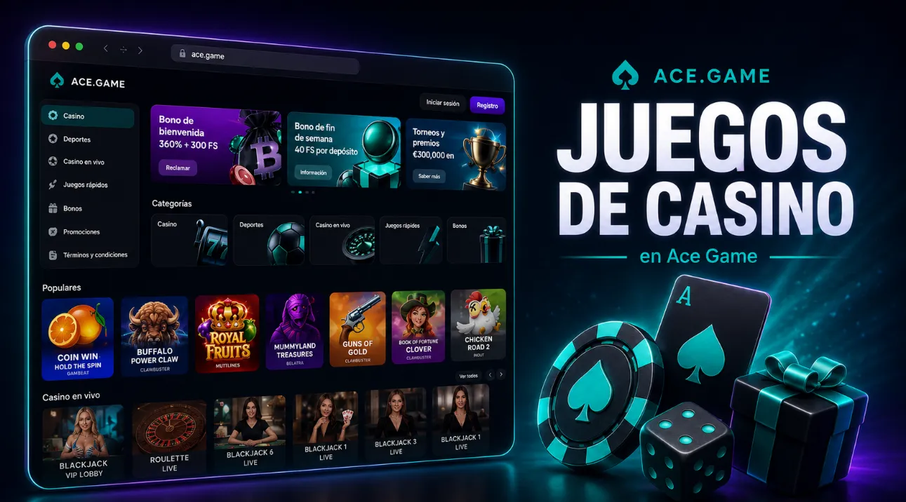 Juegos de casino en Ace Game